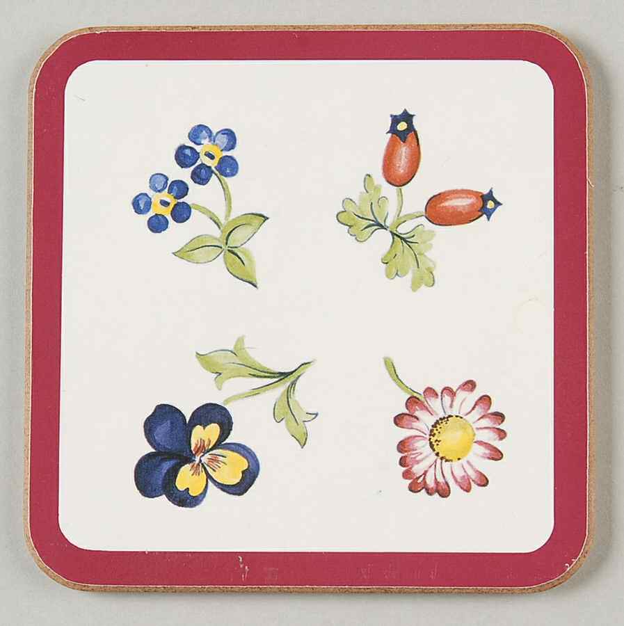 Petite Fleur Cork Back Square Coaster by Villeroy & Boch-1