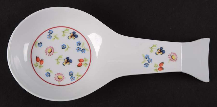 Petite Fleur Melamine Spoon Rest (Holds 1 Spoon) by Villeroy & Boch-1
