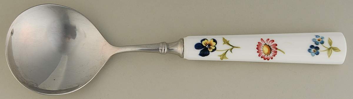 Petite Fleur Salad Serving Fork with Stainless Prongs by Villeroy & Boch-1