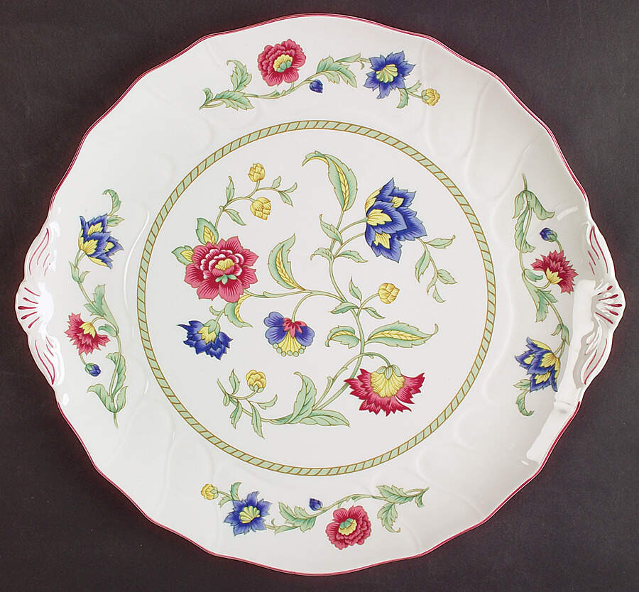 Persia (Scalloped) Handled Cake Plate by Villeroy & Boch-1