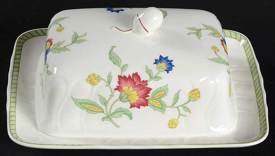 Persia (Scalloped) Rectangular Covered Butter by Villeroy & Boch-1