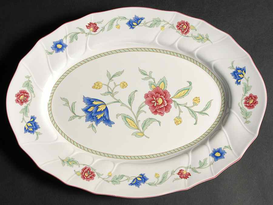 Persia (Scalloped) 14" Oval Serving Platter by Villeroy & Boch-1