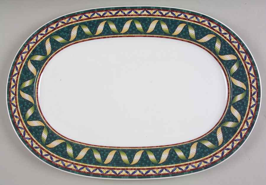 Pergamon 16" Oval Serving Platter by Villeroy & Boch-1