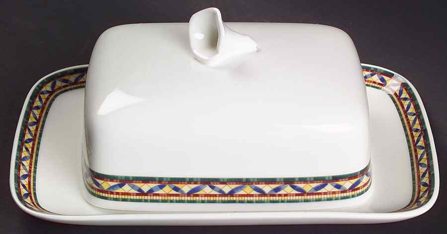 Pergamon Square Covered Butter by Villeroy & Boch-1