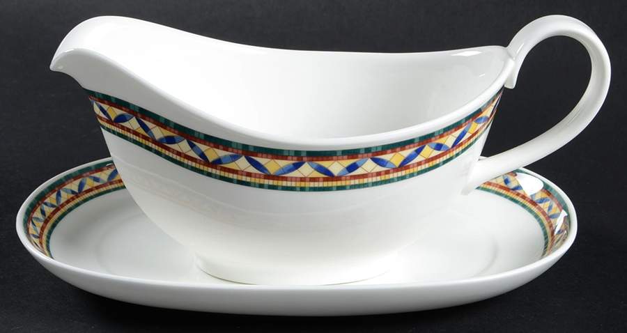Pergamon Gravy Boat & Underplate by Villeroy & Boch-1