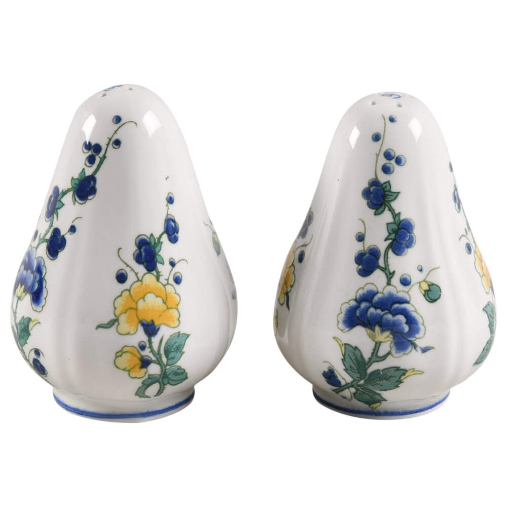 Phoenix Blau (No Paneled Rim) Salt & Pepper Set by Villeroy & Boch-1