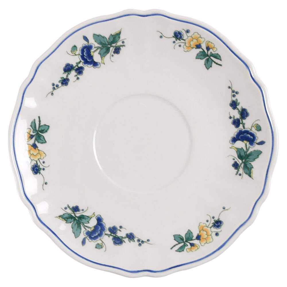 Phoenix Blau (No Paneled Rim) Saucer for Breakfast Cup by Villeroy & Boch-1