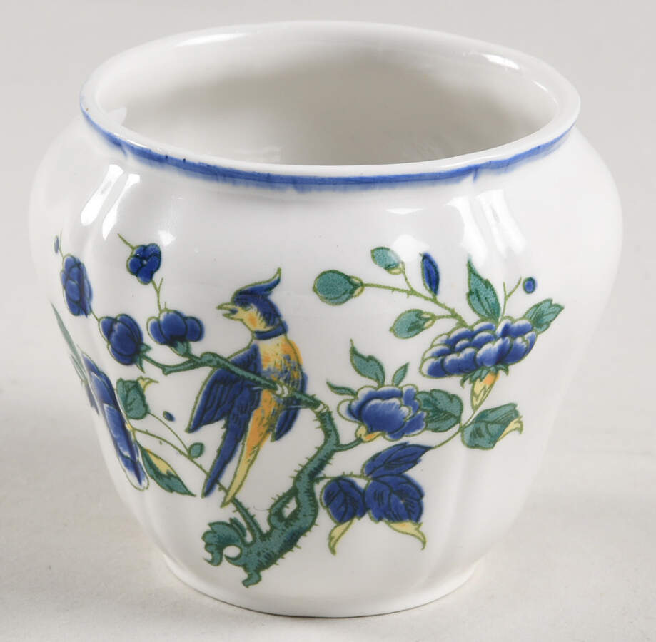 Phoenix Blau (No Paneled Rim) Jam/Jelly No Lid by Villeroy & Boch-1