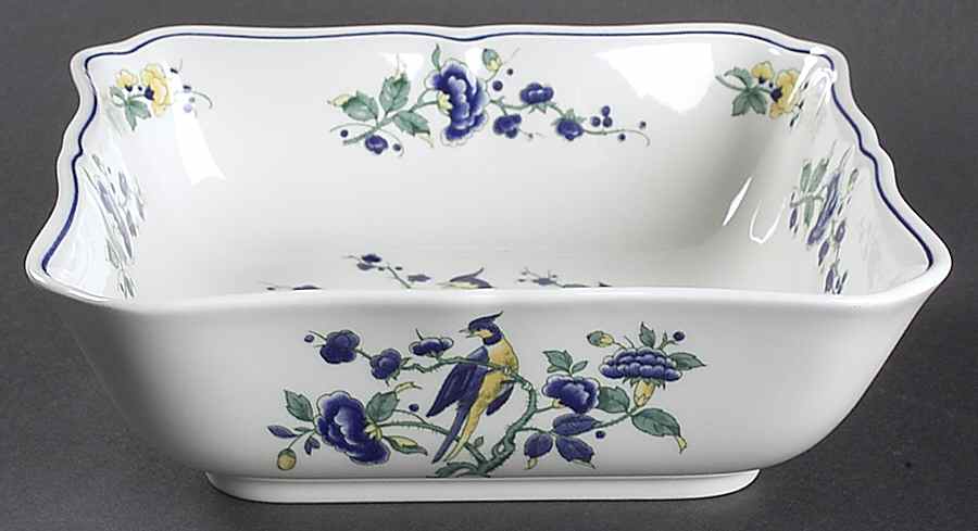 Phoenix Blau (No Paneled Rim) 7" Square Vegetable Bowl by Villeroy & Boch-1