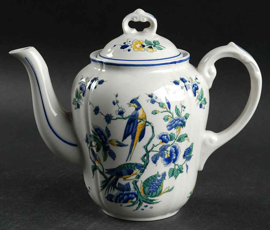 Phoenix Blau (No Paneled Rim) Mini Coffee Pot & Lid by Villeroy & Boch-1