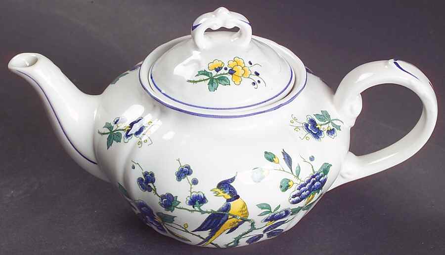 Phoenix Blau (No Paneled Rim) Individual Teapot & Lid by Villeroy & Boch-1