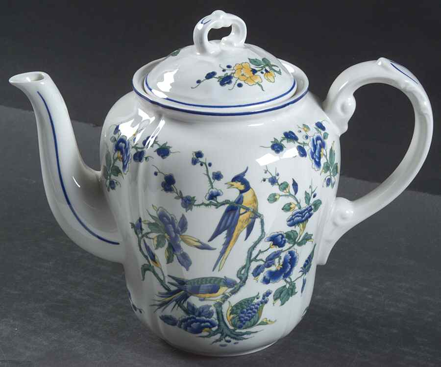 Phoenix Blau (No Paneled Rim) Coffee Pot & Lid by Villeroy & Boch-1