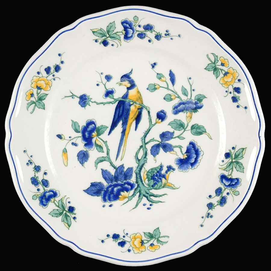Phoenix Blau (No Paneled Rim) Bread & Butter Plate by Villeroy & Boch-1