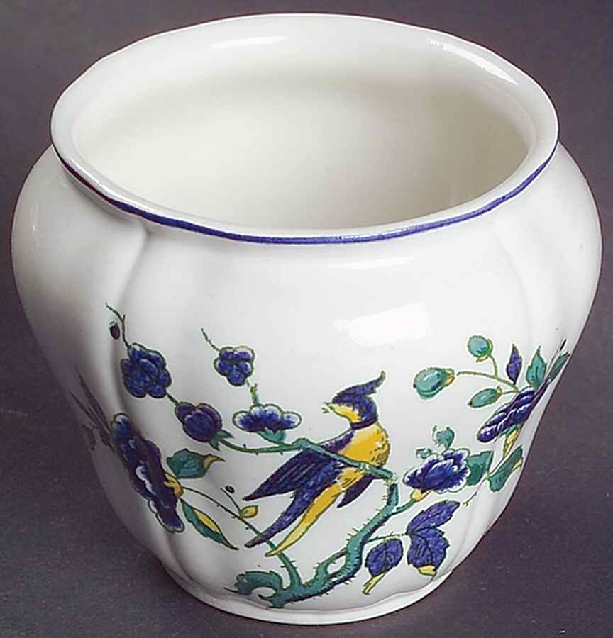 Phoenix Blau (No Paneled Rim) 2" Vase by Villeroy & Boch-1