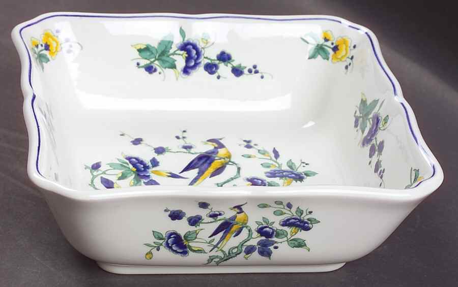 Phoenix Blau (No Paneled Rim) 6" Square Vegetable Bowl by Villeroy & Boch-1