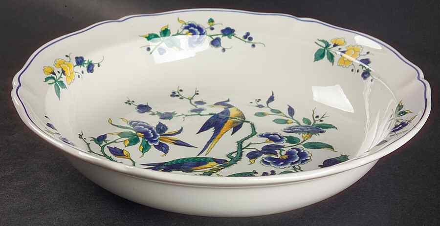 Phoenix Blau (No Paneled Rim) 10" Round Vegetable Bowl by Villeroy & Boch-1
