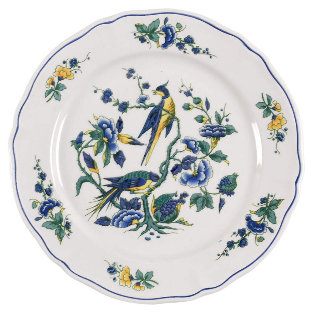 Phoenix Blau (Paneled Rim) Salad Plate by Villeroy & Boch-1