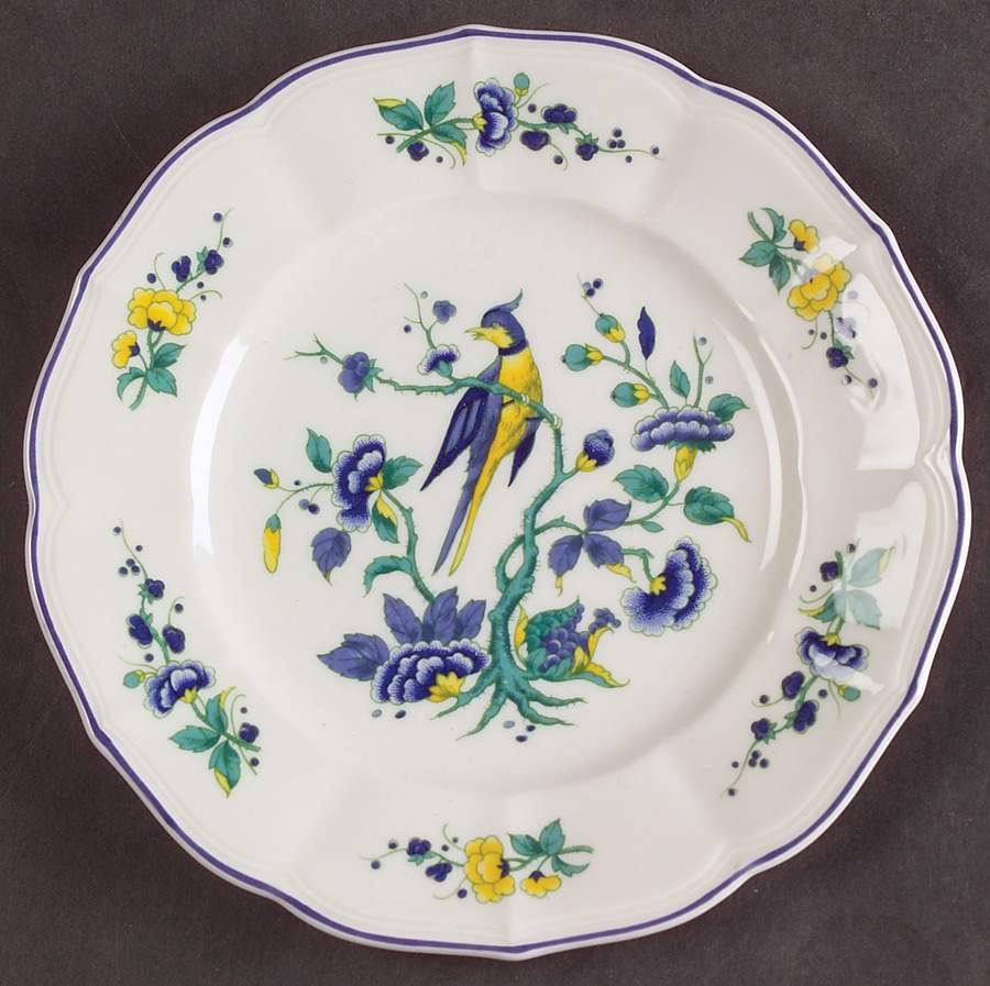 Phoenix Blau (Paneled Rim) Bread & Butter Plate by Villeroy & Boch-1