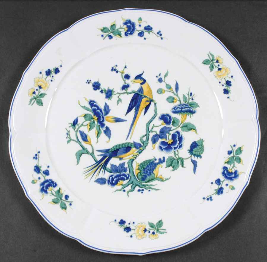 Phoenix Blau (Paneled Rim) Cake Plate by Villeroy & Boch-1