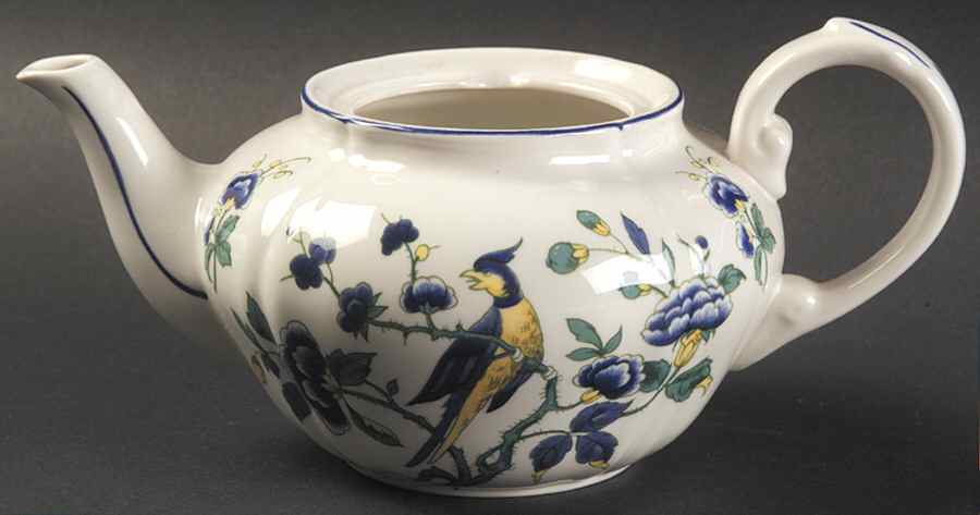 Phoenix Blau (Paneled Rim) Mini Teapot No Lid by Villeroy & Boch-1