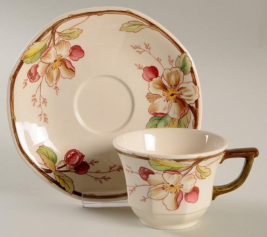 Portobello Flat Demitasse Cup & Saucer Set by Villeroy & Boch-1