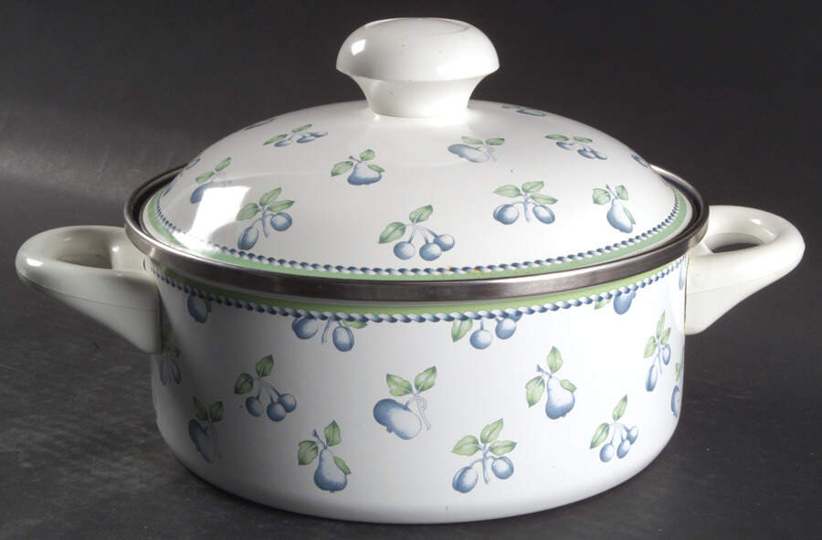 Provence Miramar (All Over Fruit) 2.5 Quart Metal Stew Pot by Villeroy & Boch-1
