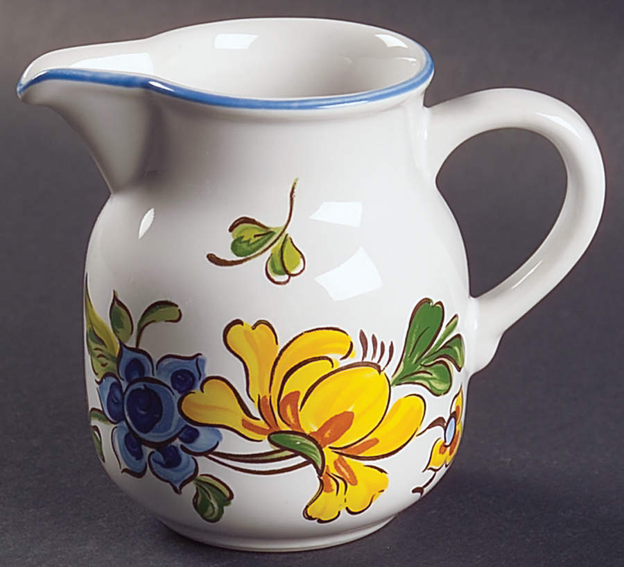 Provence (Blue & Yellow Flowers) Creamer by Villeroy & Boch-1