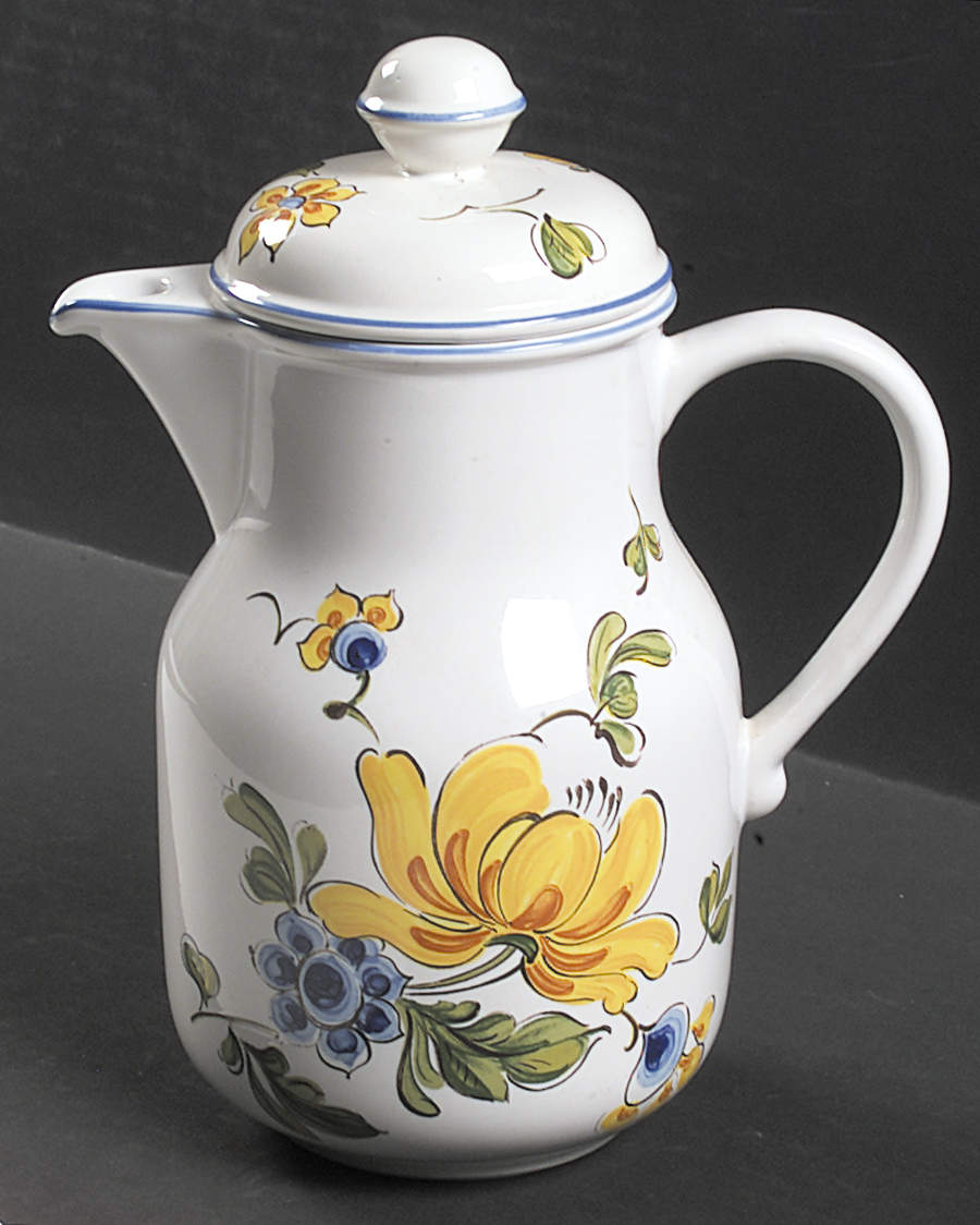 Provence (Blue & Yellow Flowers) Coffee Pot & Lid by Villeroy & Boch-1