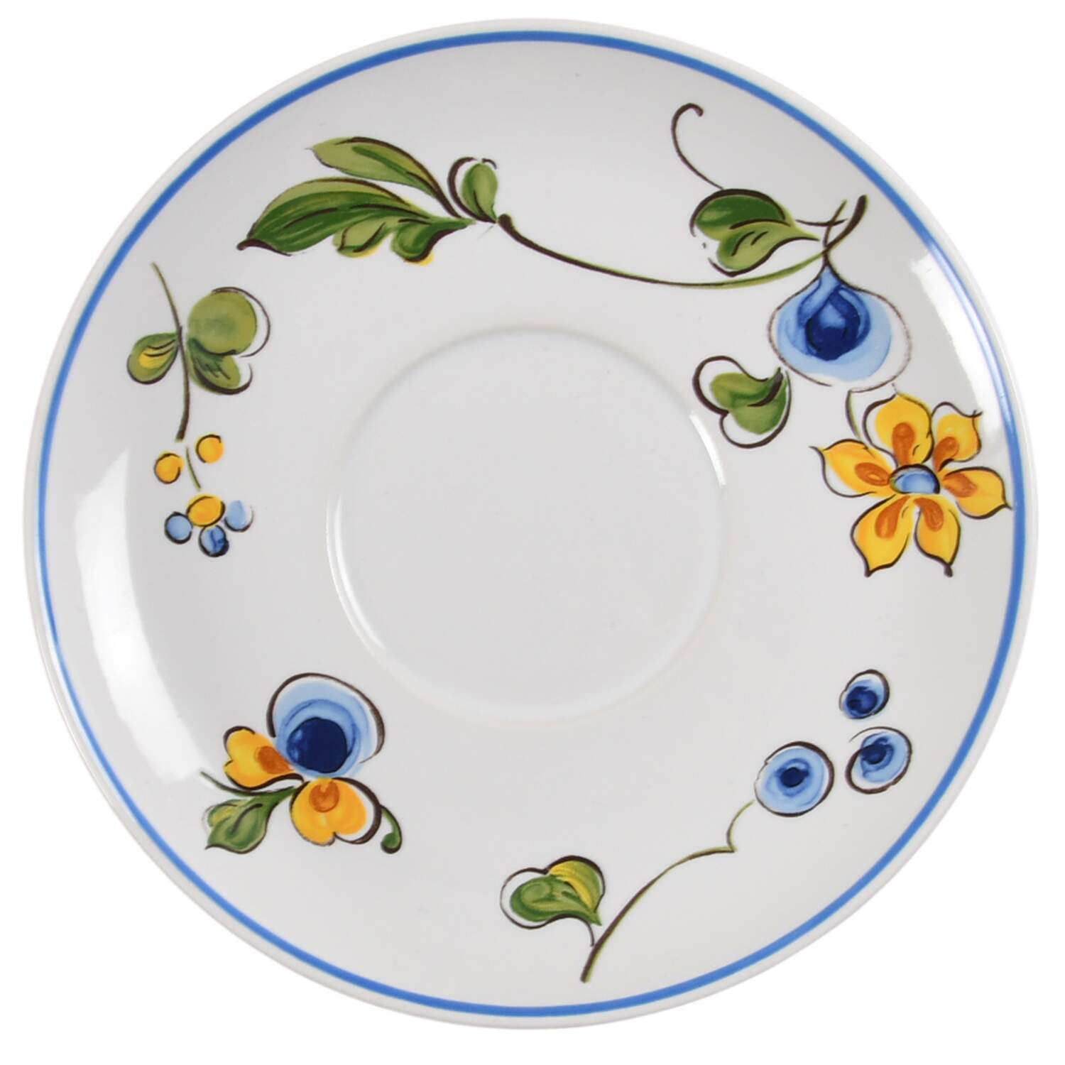 Provence (Blue & Yellow Flowers) Saucer by Villeroy & Boch-1