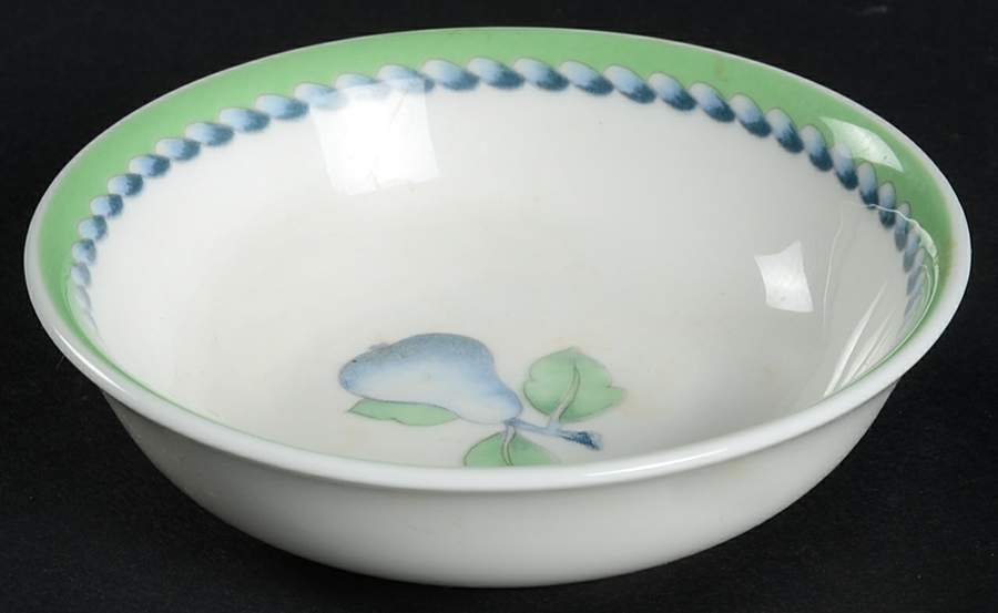 Provence (Blue Weave, Green Trim) Salt Dip by Villeroy & Boch-1
