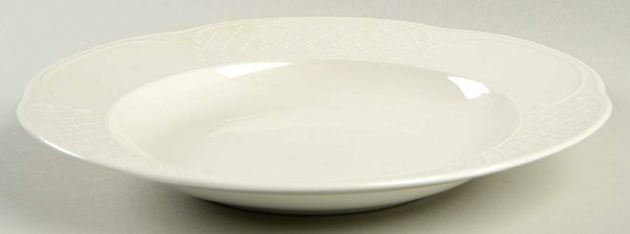 Redoute White Rim Soup Bowl by Villeroy & Boch-1