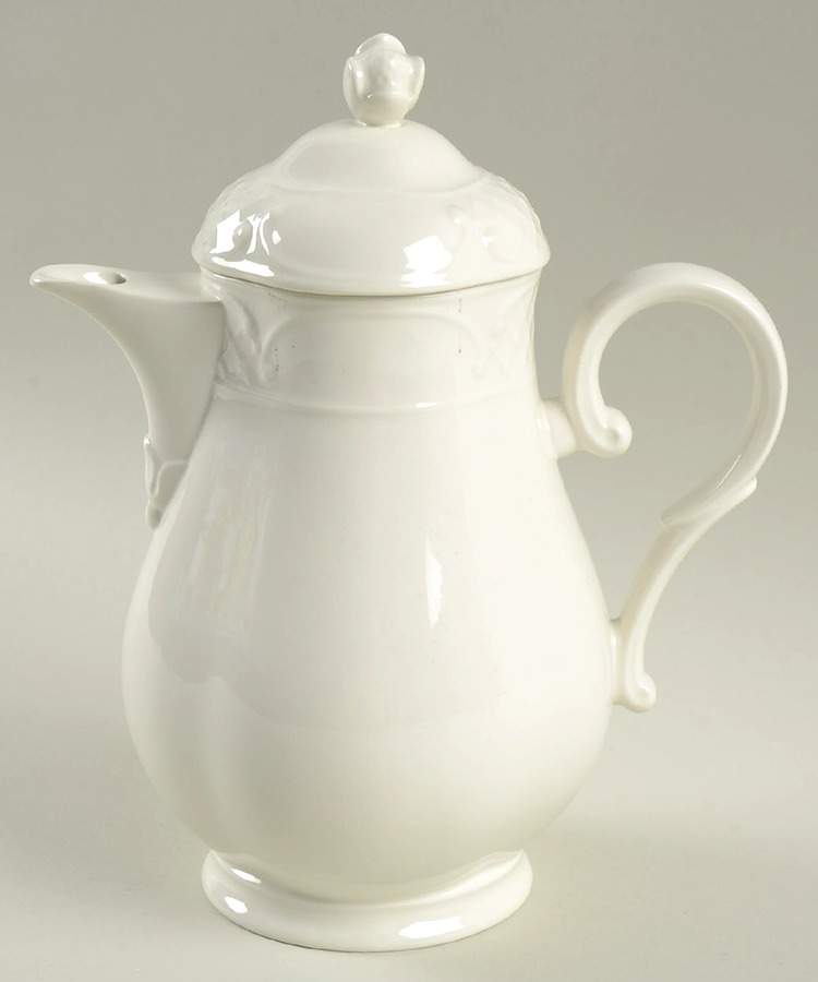 Redoute White Small Coffee Pot & Lid by Villeroy & Boch-1