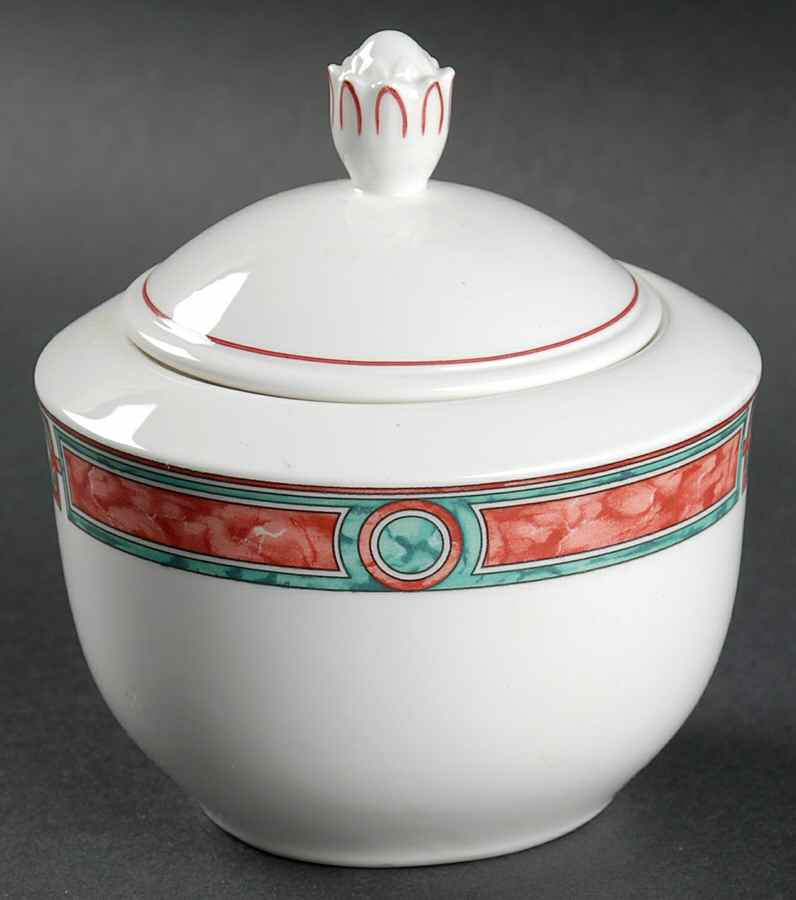 Rialto Sugar Bowl & Lid by Villeroy & Boch-1