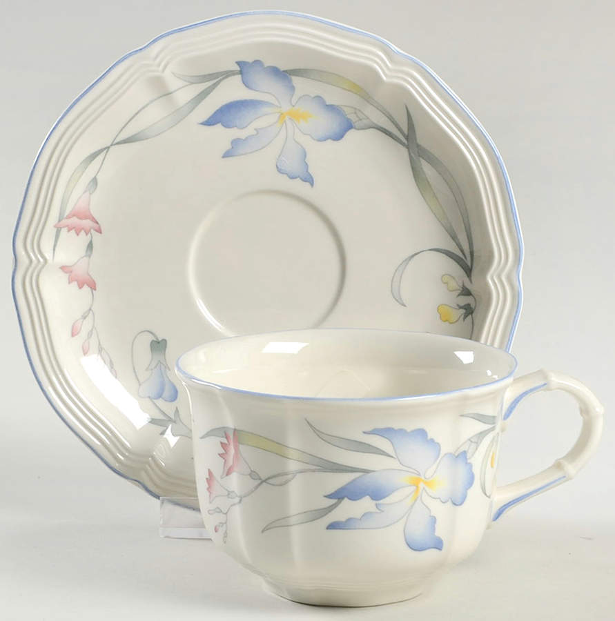 Riviera Flat Cup & Saucer Set by Villeroy & Boch-1