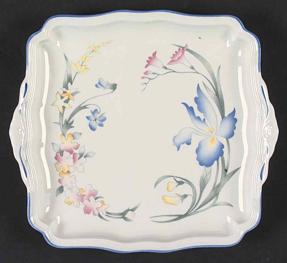 Riviera Square Handled Cake Plate by Villeroy & Boch-1