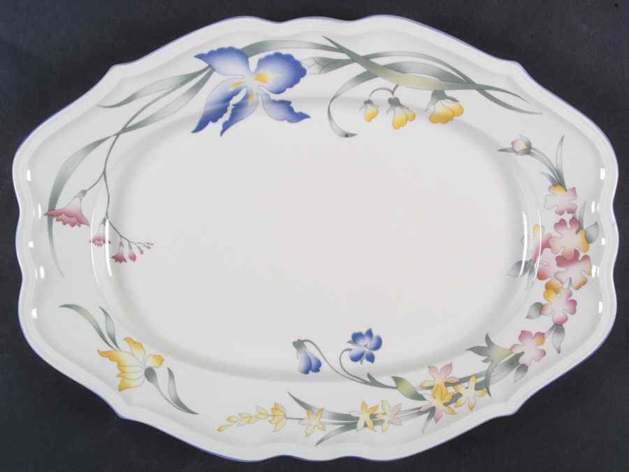 Riviera 17" Oval Serving Platter by Villeroy & Boch-1