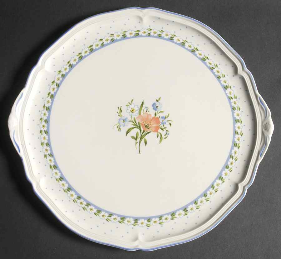 Romantica Handled Cake Plate by Villeroy & Boch-1