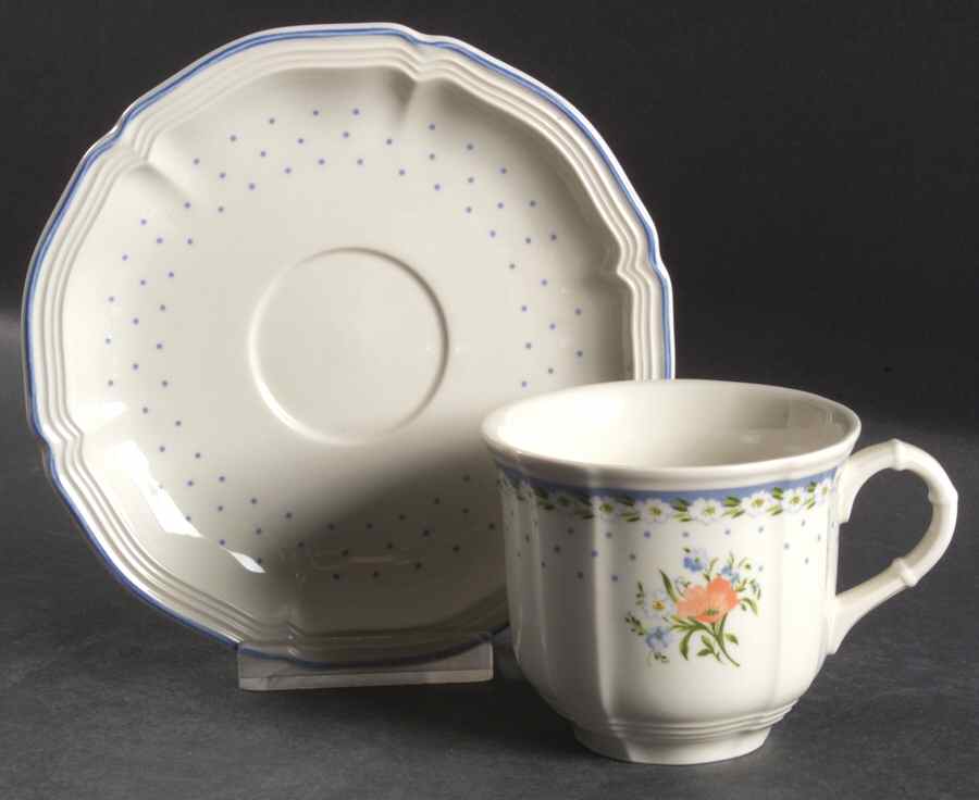 Romantica Flat Cup & Saucer Set by Villeroy & Boch-1