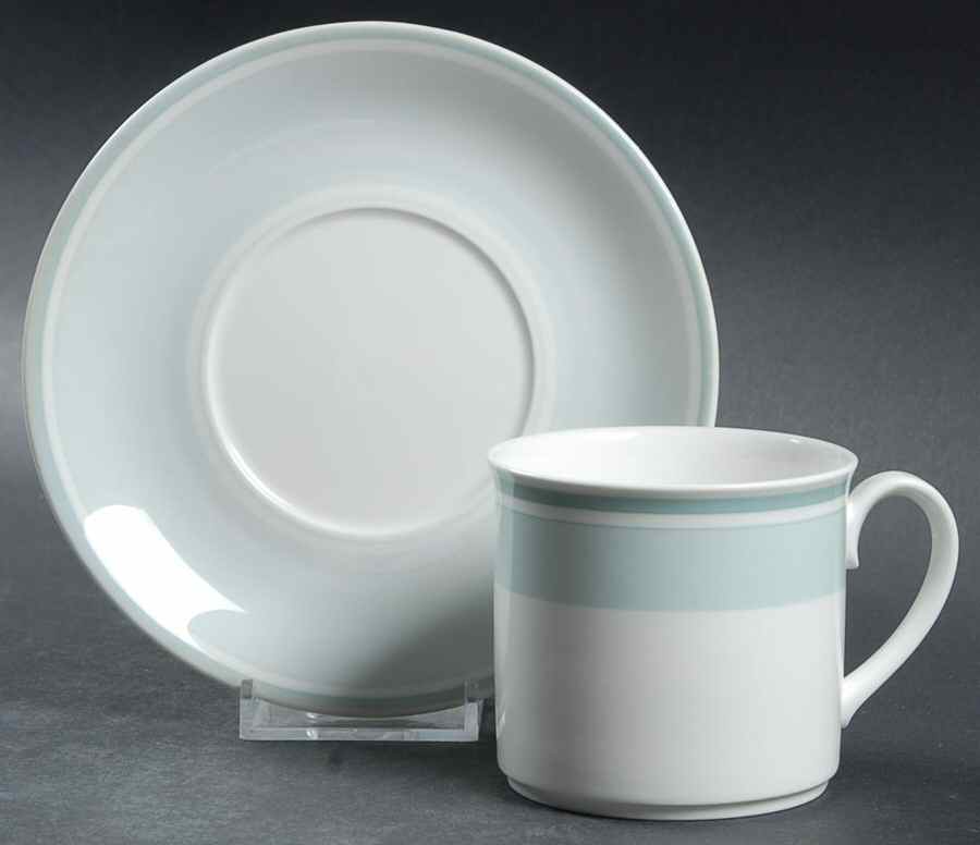 Rondo Flat Cup & Saucer Set by Villeroy & Boch-1