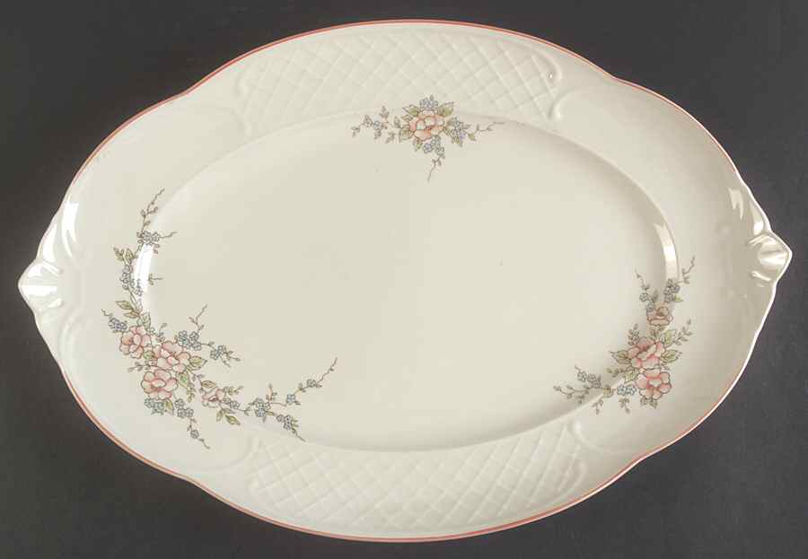 Rosette 16" Oval Serving Platter by Villeroy & Boch-1