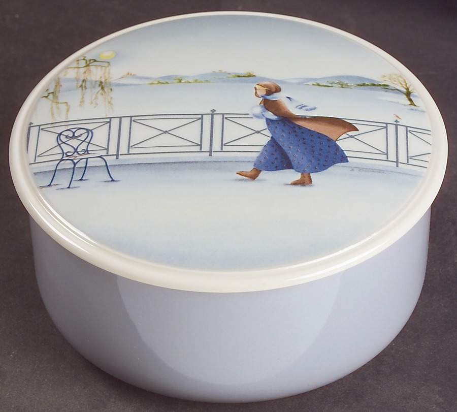 Romantic Seasons 4" Candy Box & Lid by Villeroy & Boch-1