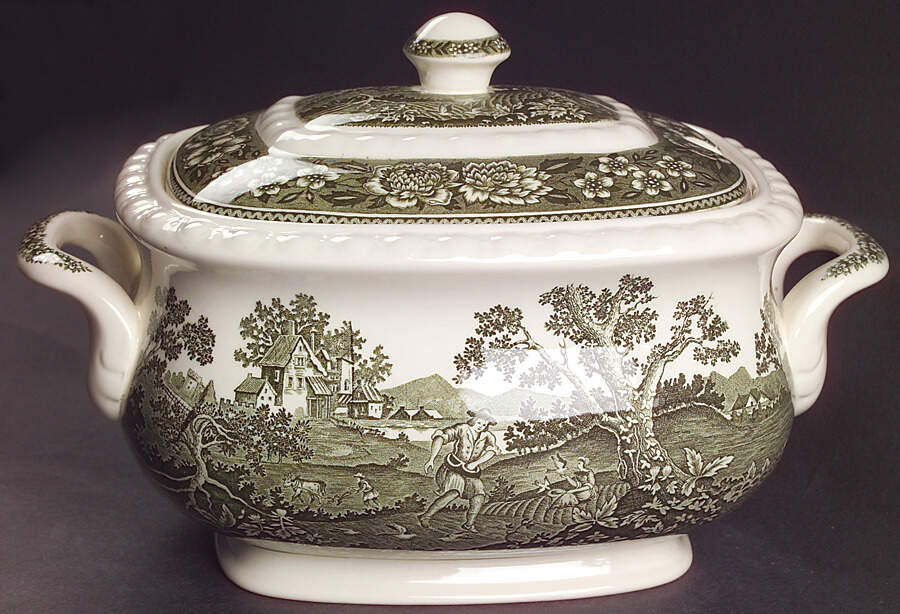 Rusticana Green Tureen &  Lid by Villeroy & Boch-1