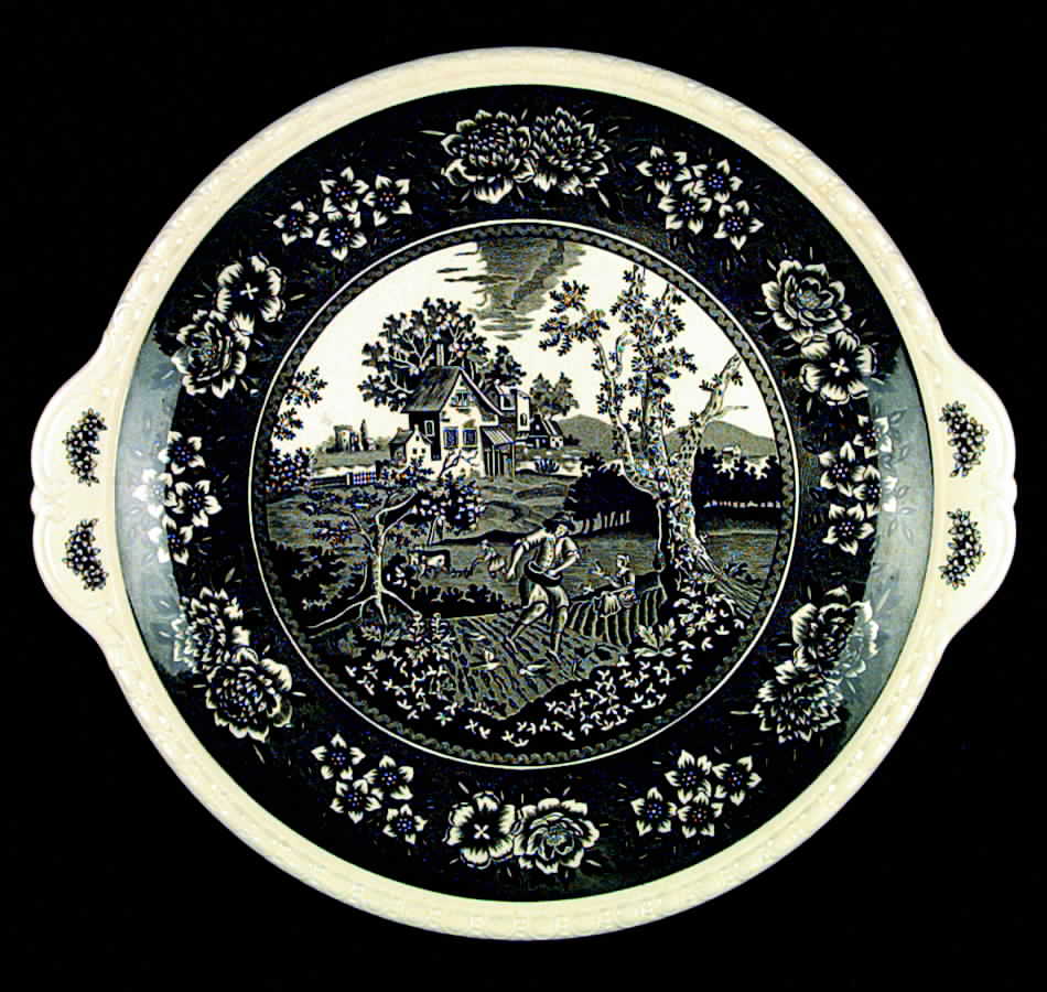 Rusticana Green Handled Cake Plate by Villeroy & Boch-1