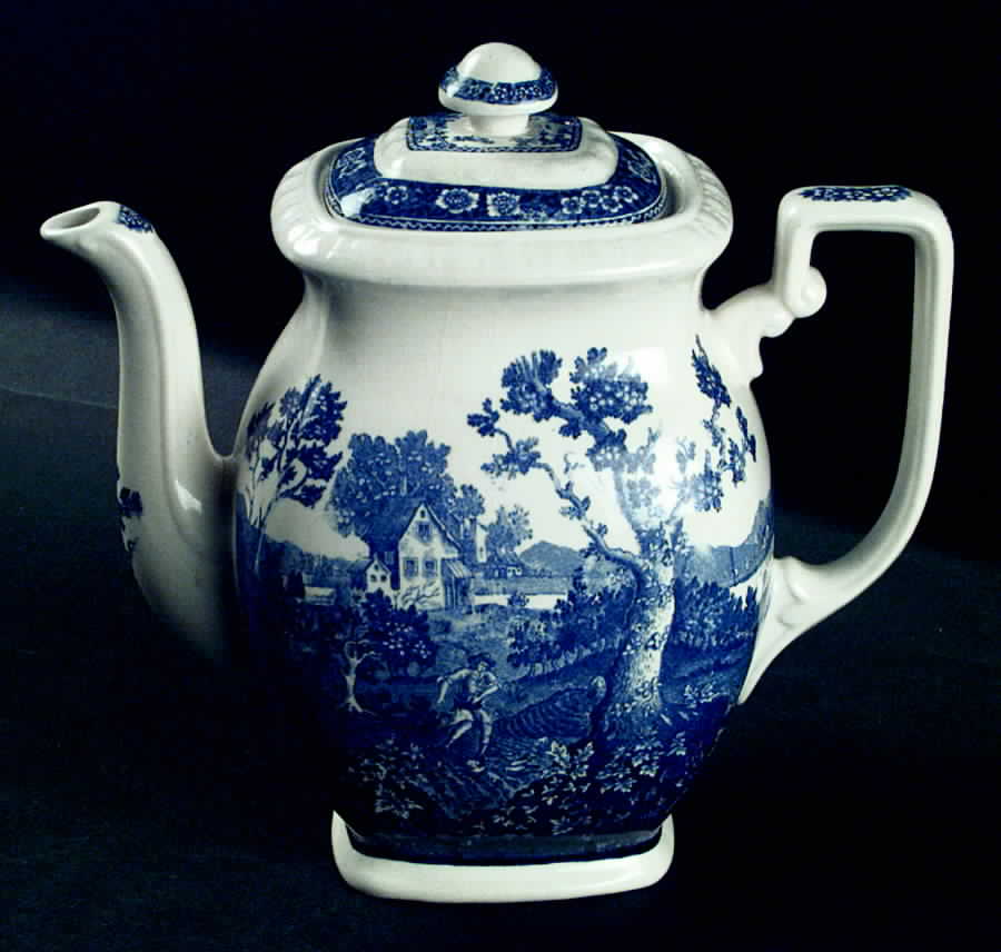 Rusticana Blue Coffee Pot & Lid by Villeroy & Boch-1