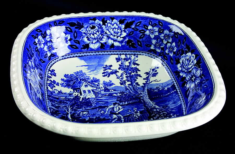 Rusticana Blue 9" Square Vegetable Bowl by Villeroy & Boch-1