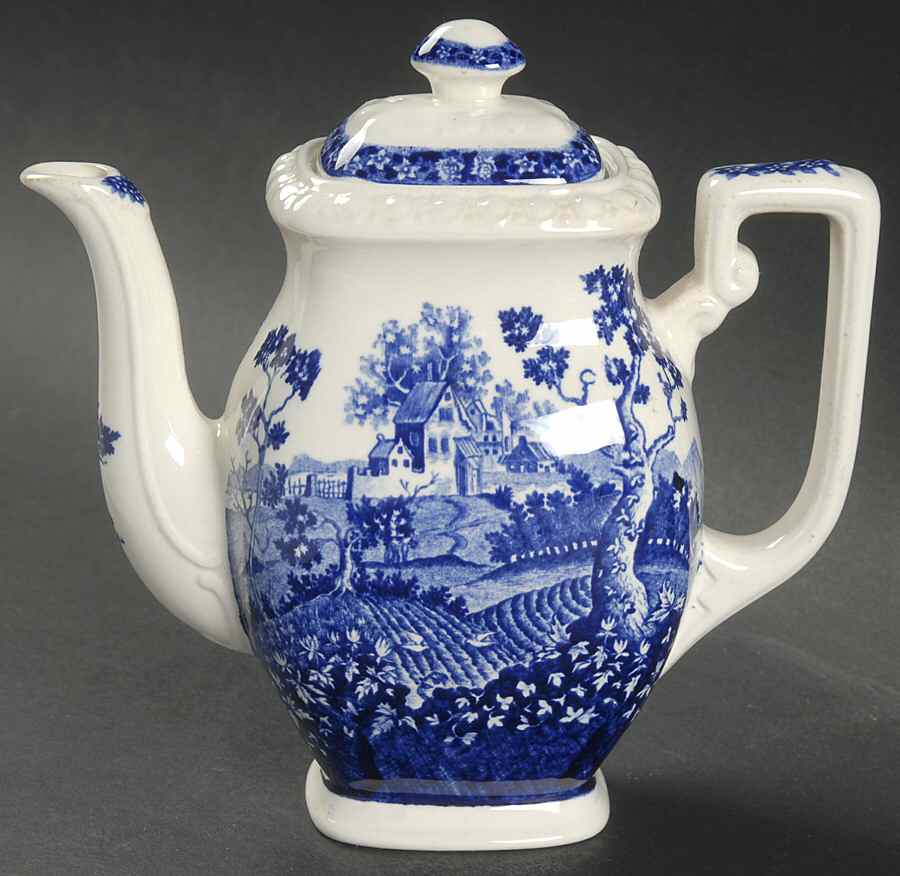 Rusticana Blue Individual Coffee Pot & Lid by Villeroy & Boch-1