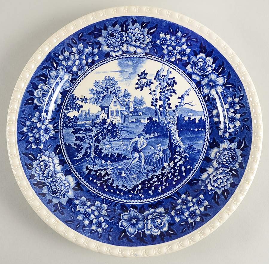 Rusticana Blue 11" Chop Plate (Round Platter) by Villeroy & Boch-1