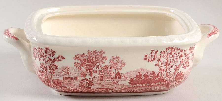 Rusticana Red 6" Rectangular Box No Lid by Villeroy & Boch-1