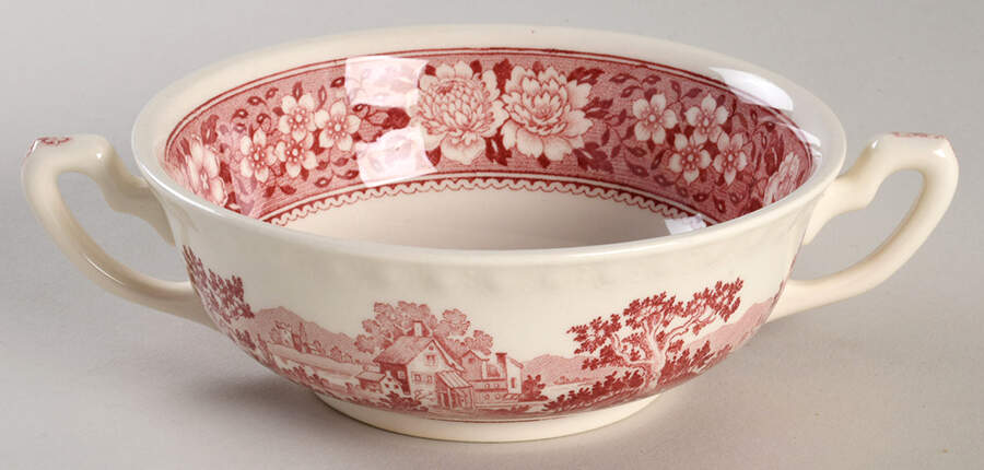 Rusticana Red Flat Cream Soup Bowl by Villeroy & Boch-1