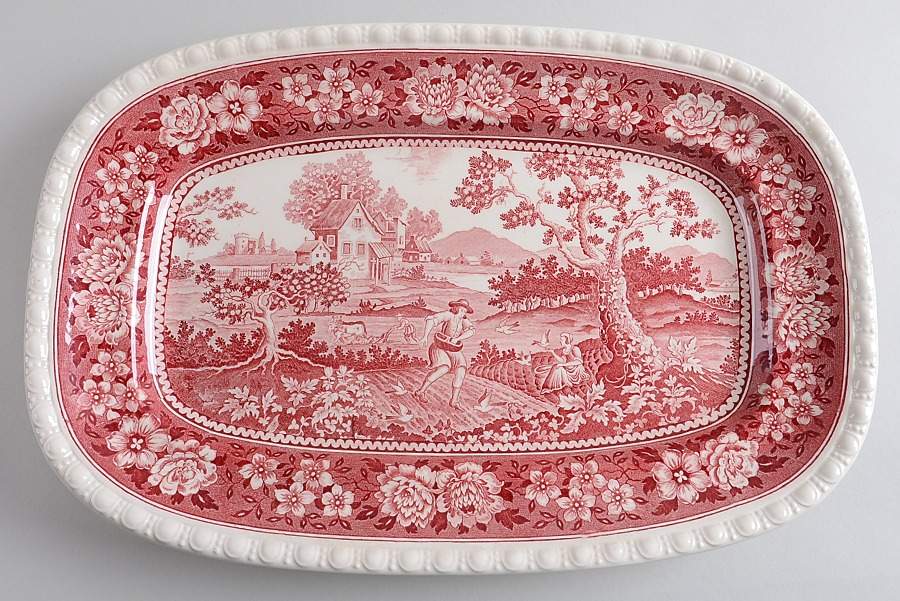 Rusticana Red 15" Oval Serving Platter by Villeroy & Boch-1